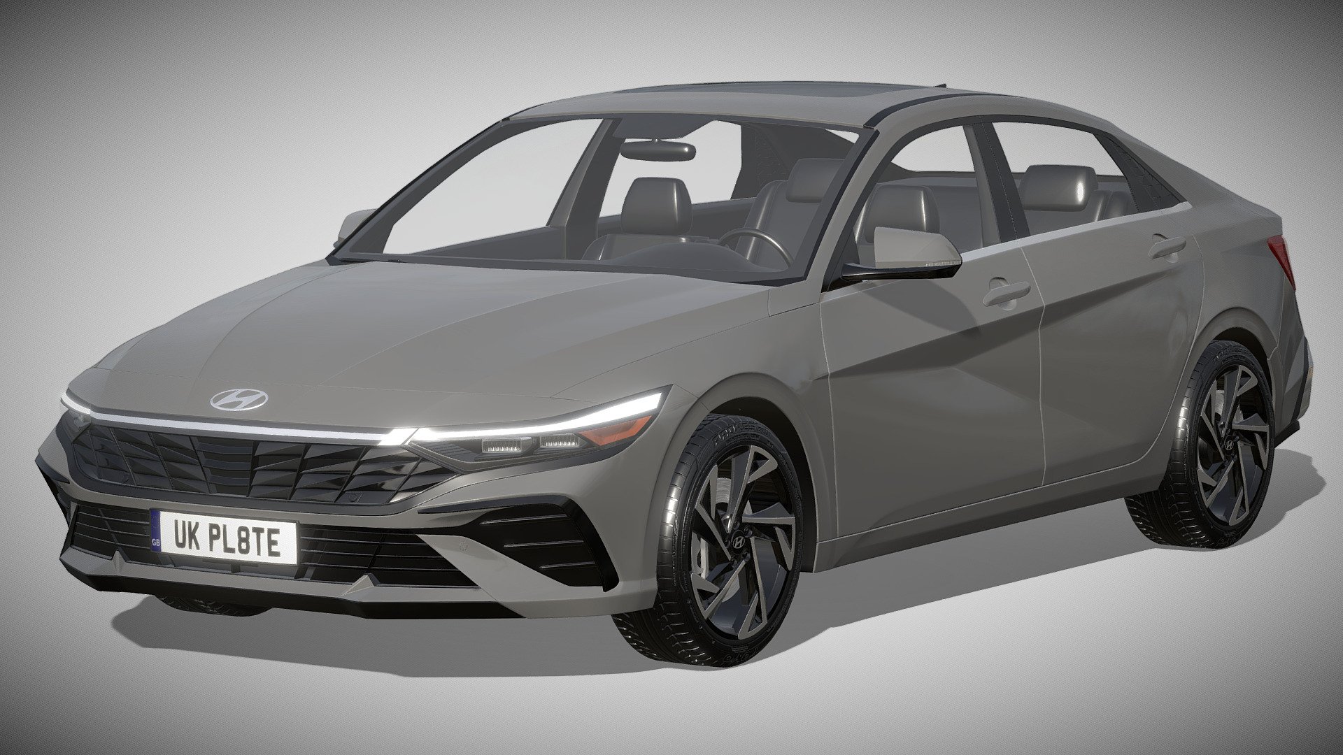 Hyundai Elantra 2024 3d model