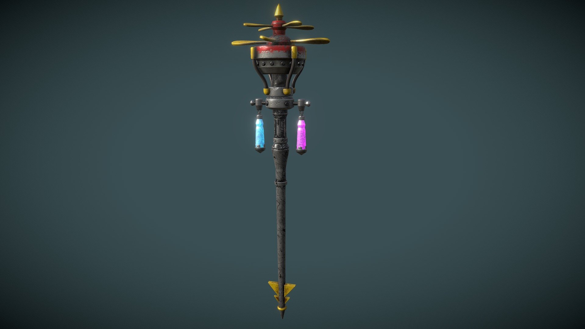 SteamPunk Magic Stuff 3d model