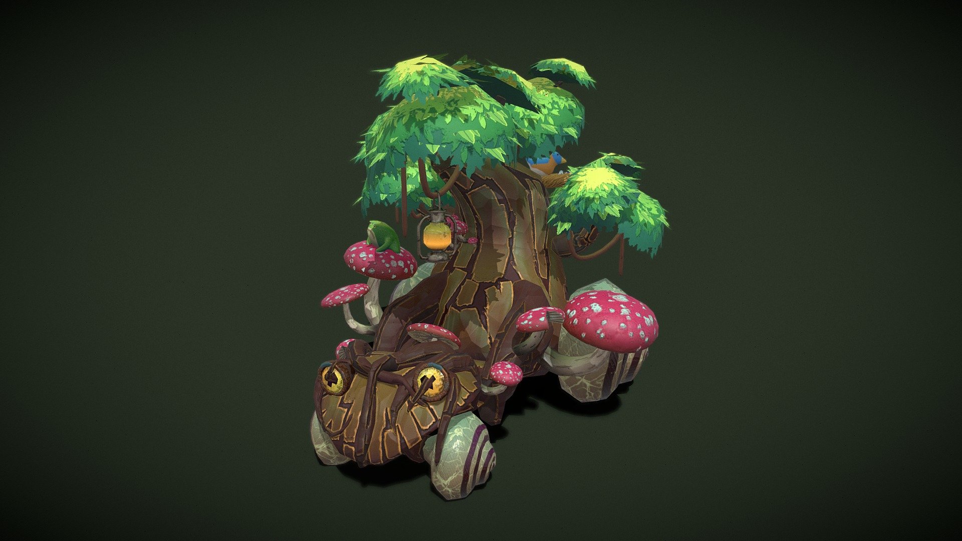 Nature/Tree kart 3d model