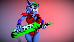 Roxy FiveNightsatFreddys Security Breach SFWNSFW