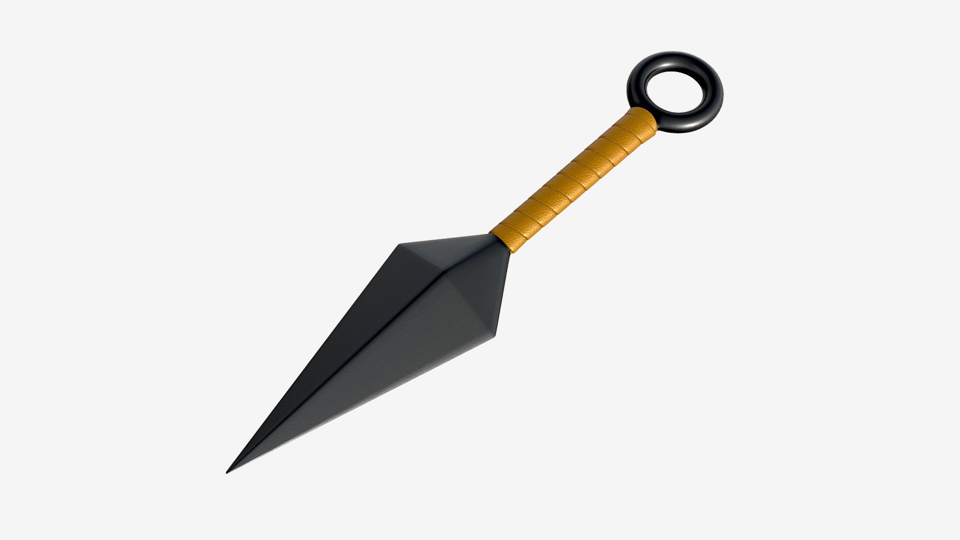 Throwing knife 03 3d model