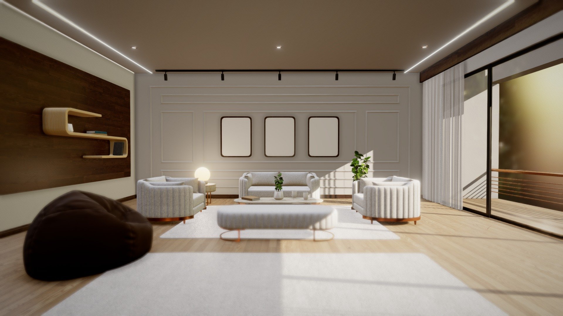 Living Room 3d model