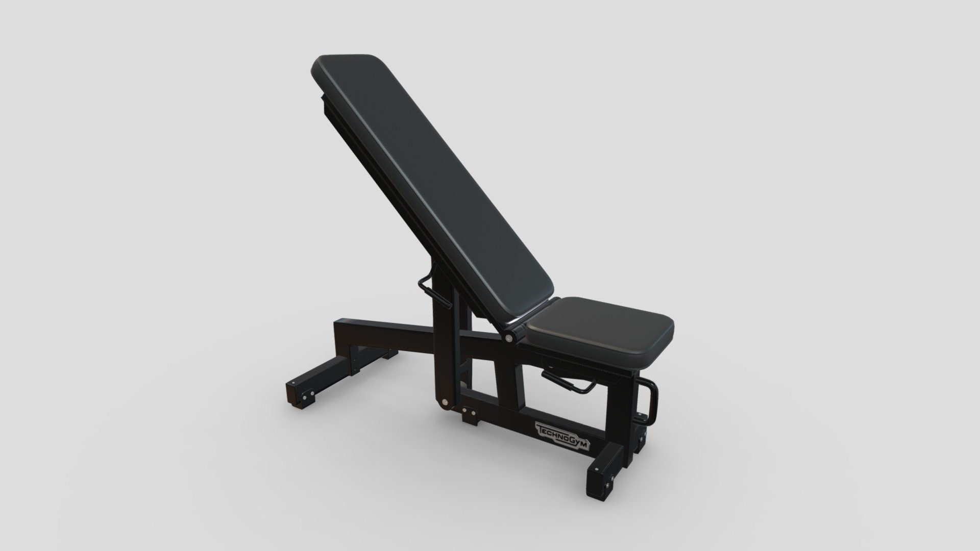 Technogym Pure Adjustable Bench 3d model