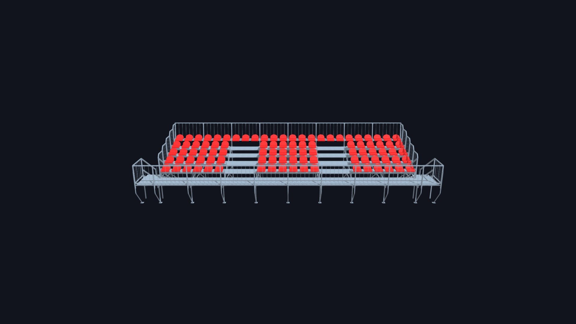 Tribuna Ceta M 3d model