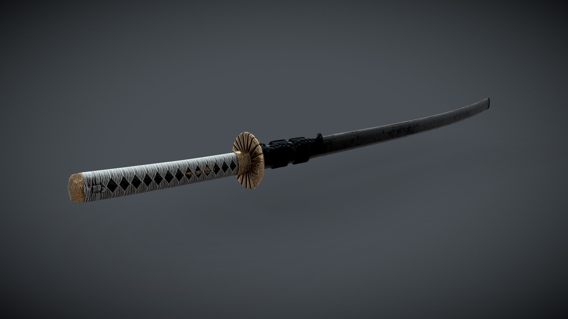 G2 Katana Model 3d model