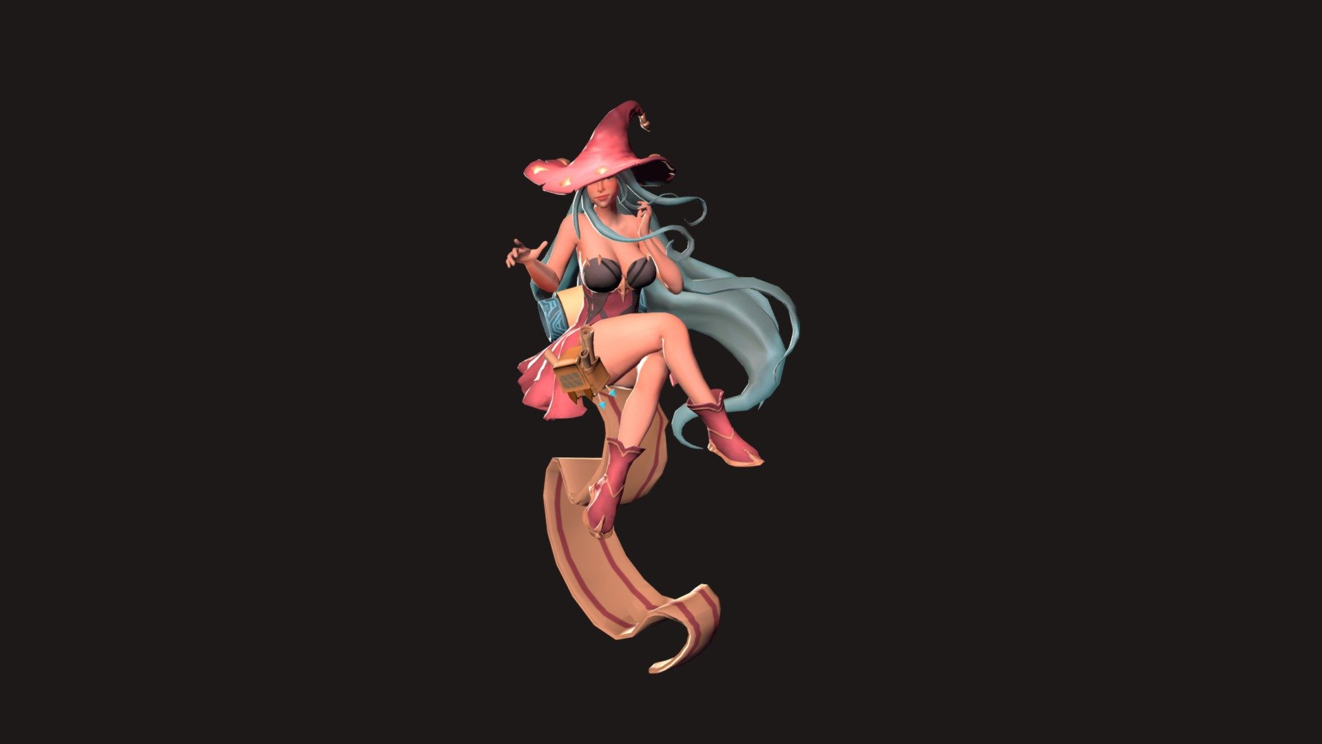 Witch 3D 3d model