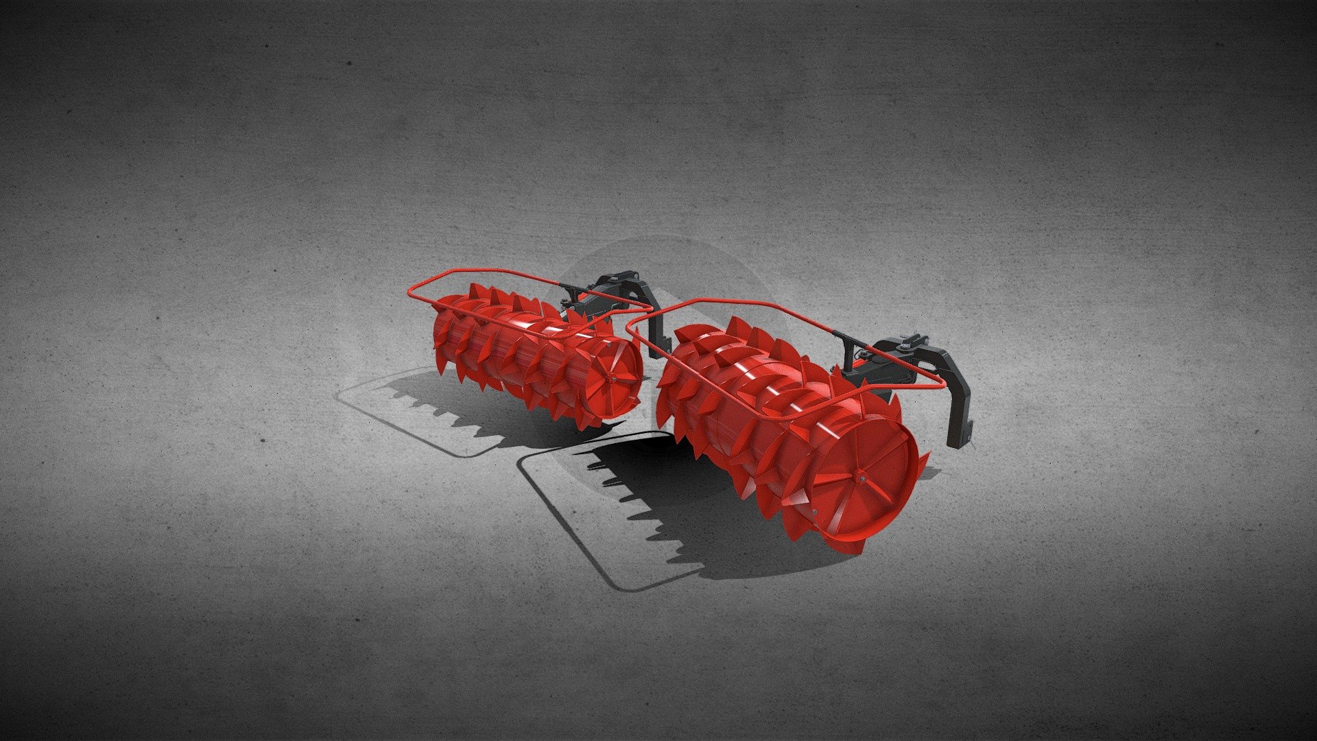 Silage Spreader 3d model