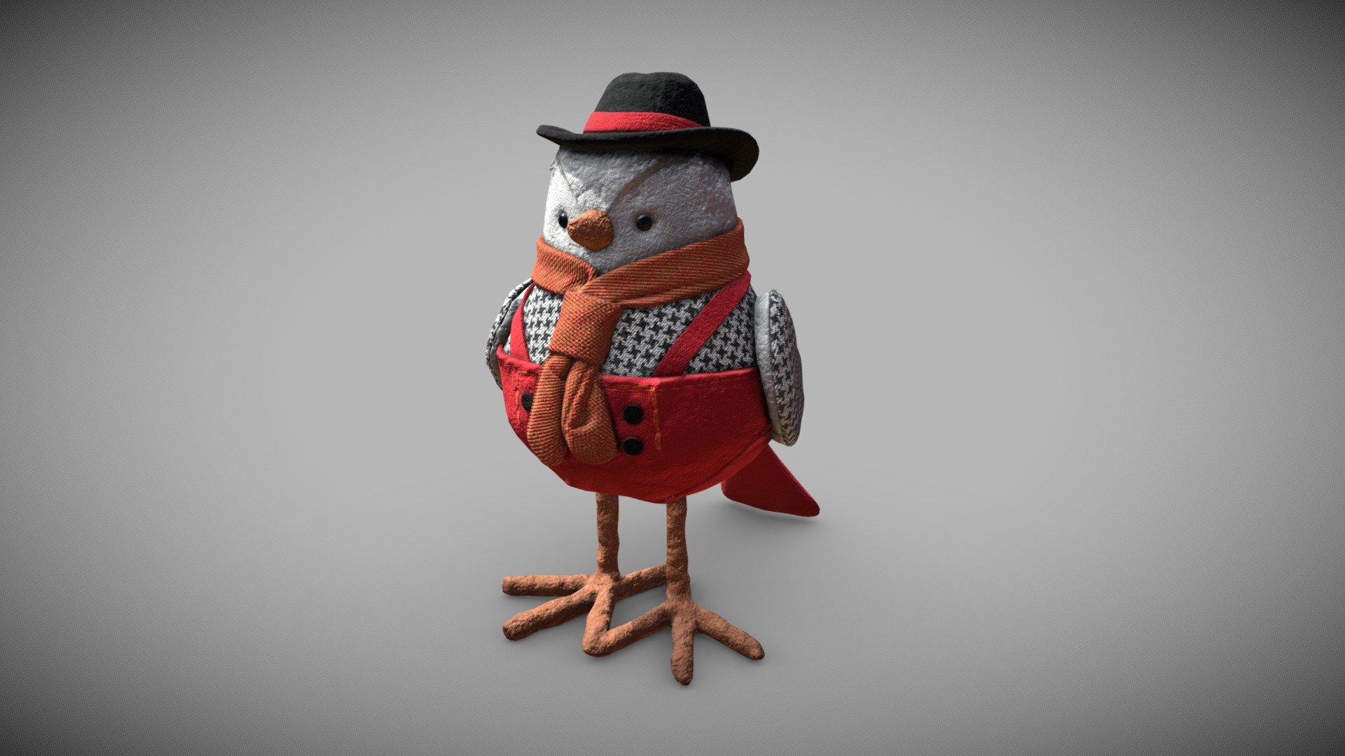 Bird figure 3d model