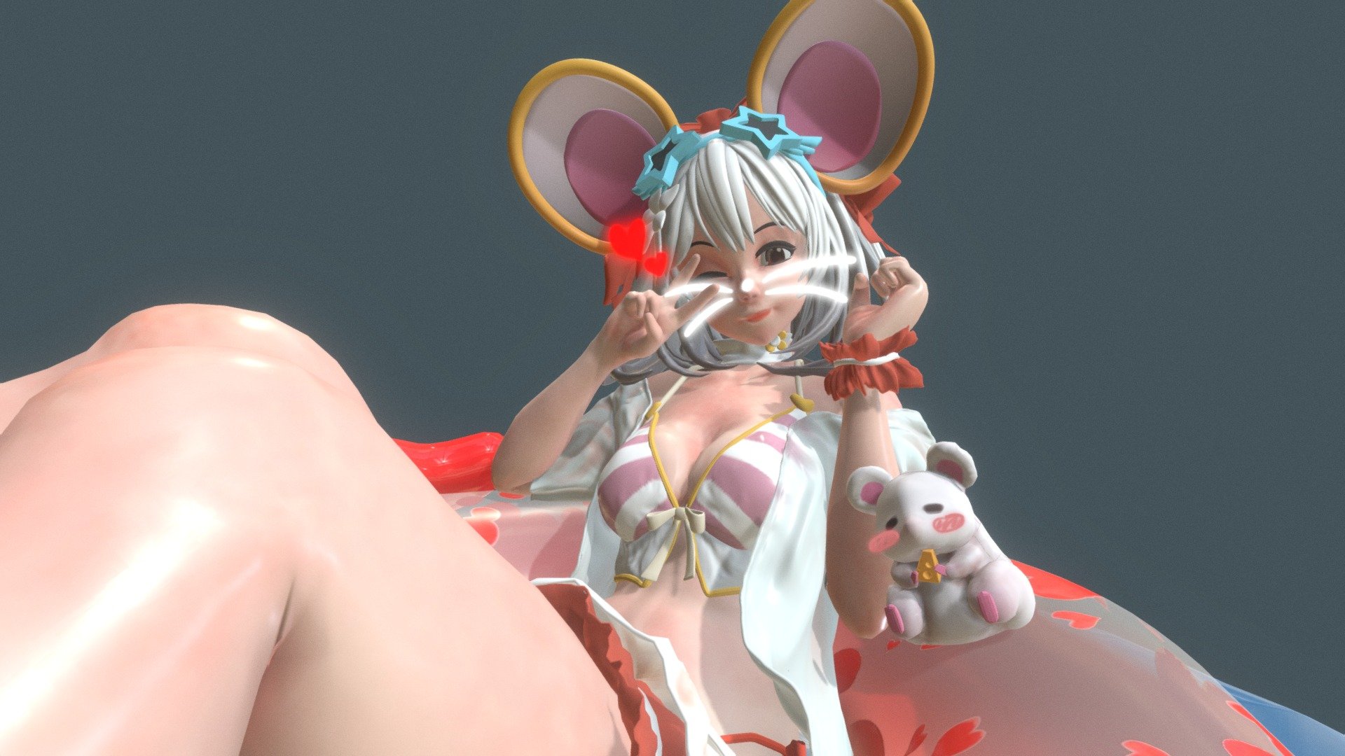 水着ビカラ 3d model