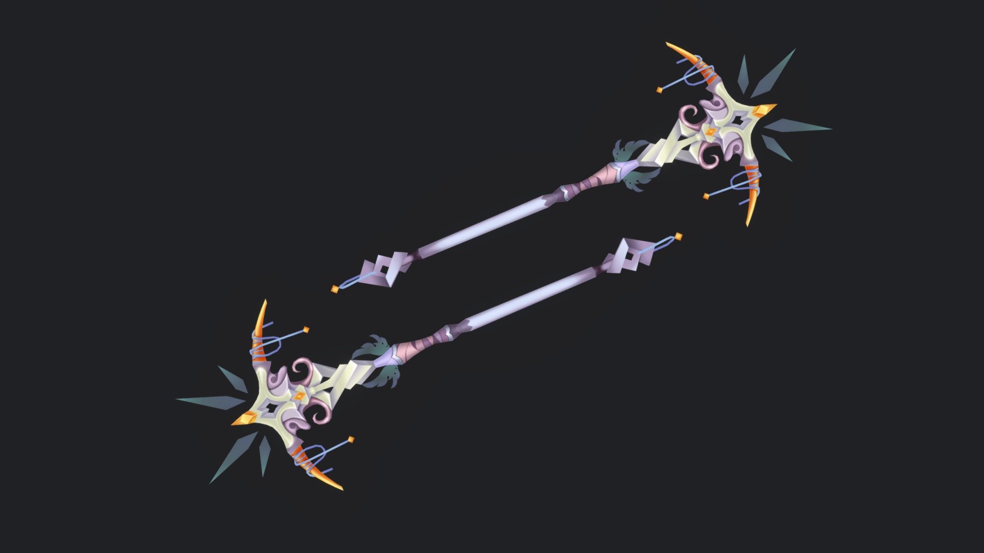 Low Poly Sword 01 by Bitbot Studio 3d model