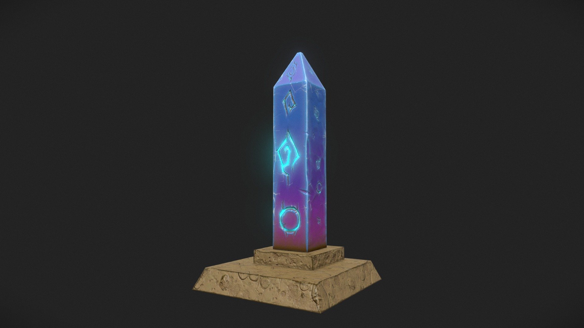 Crystal Monolit 3d model