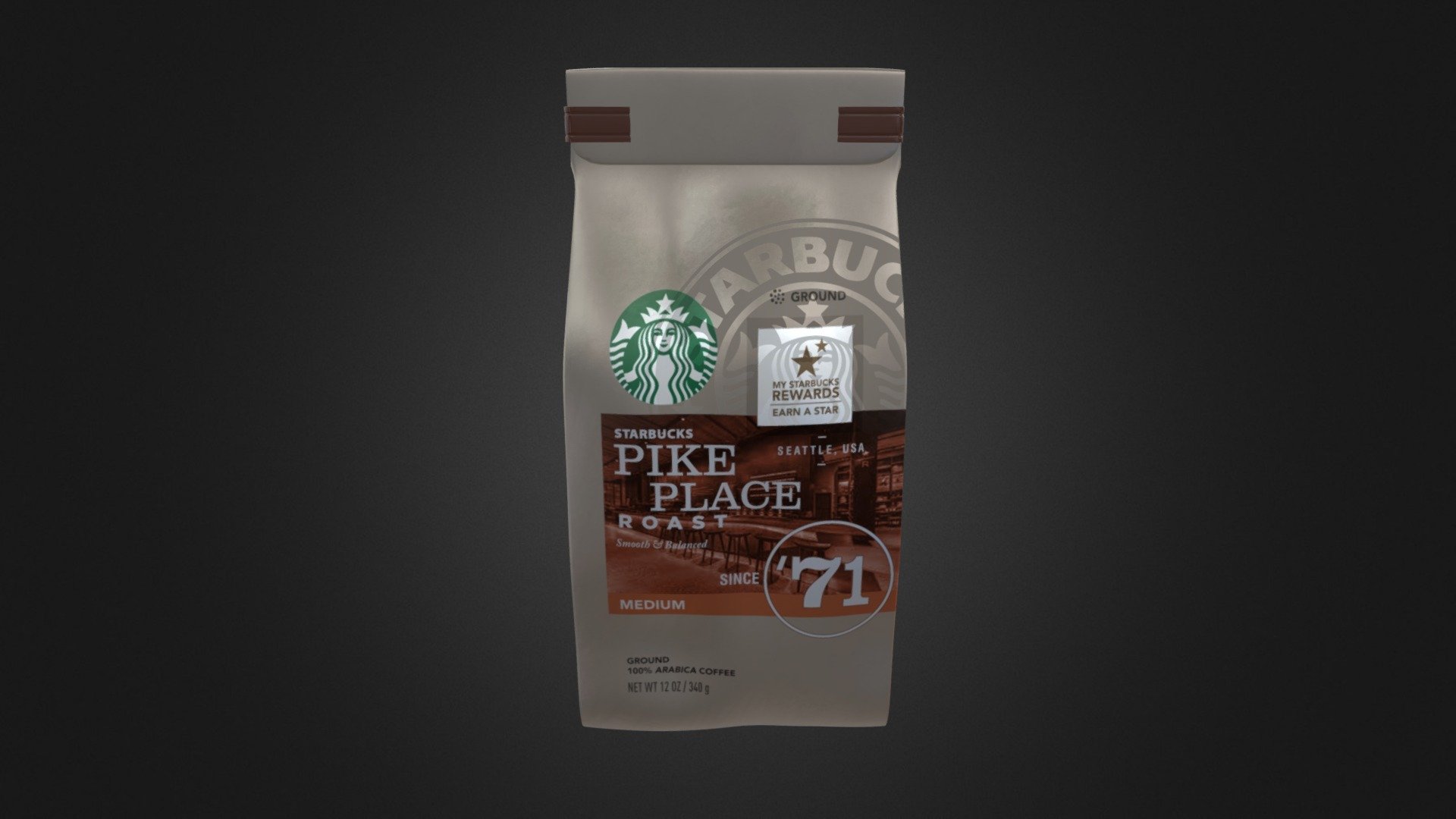 Coffee Bag 3d model