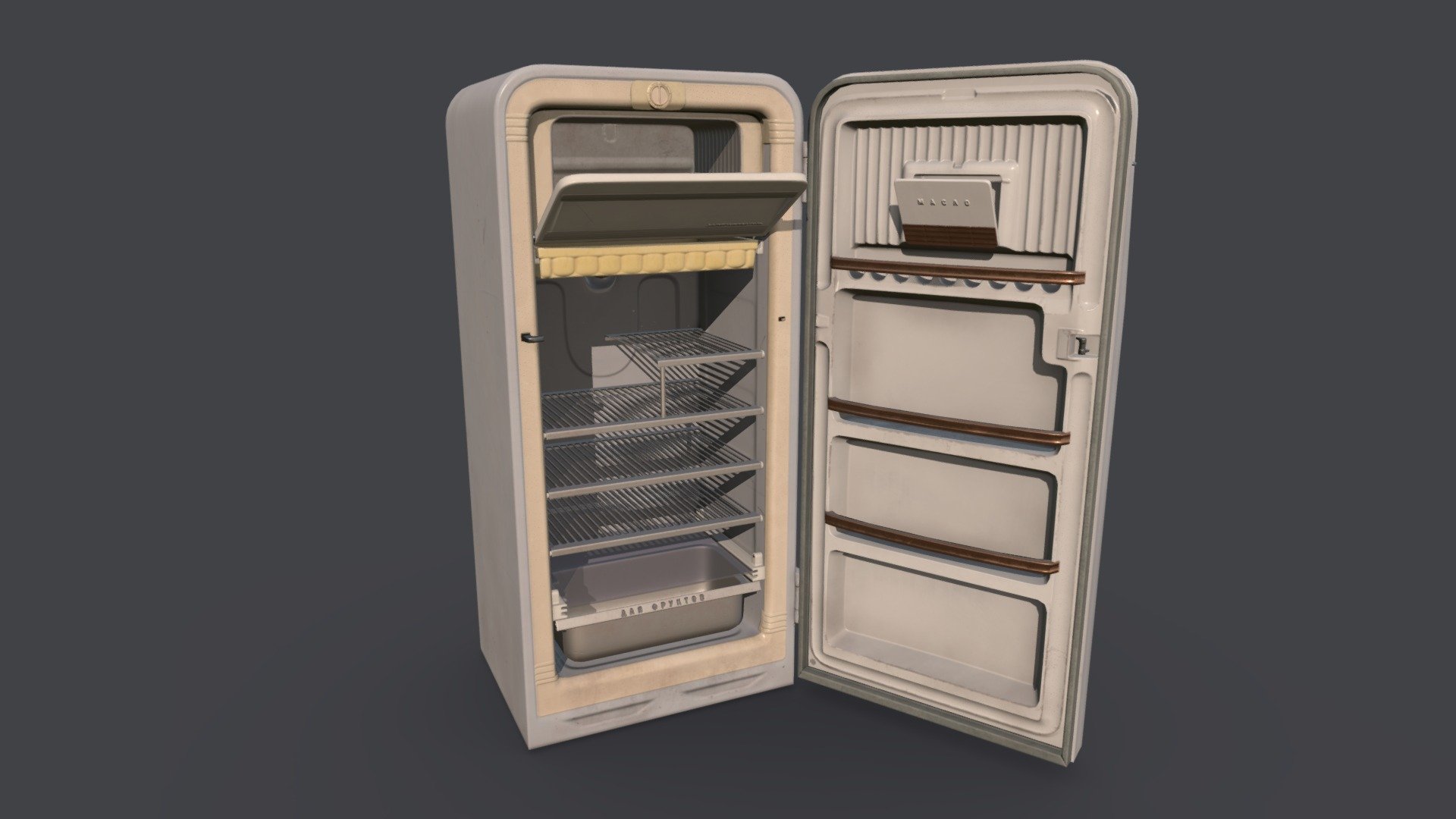 Zil Fridge 3d model