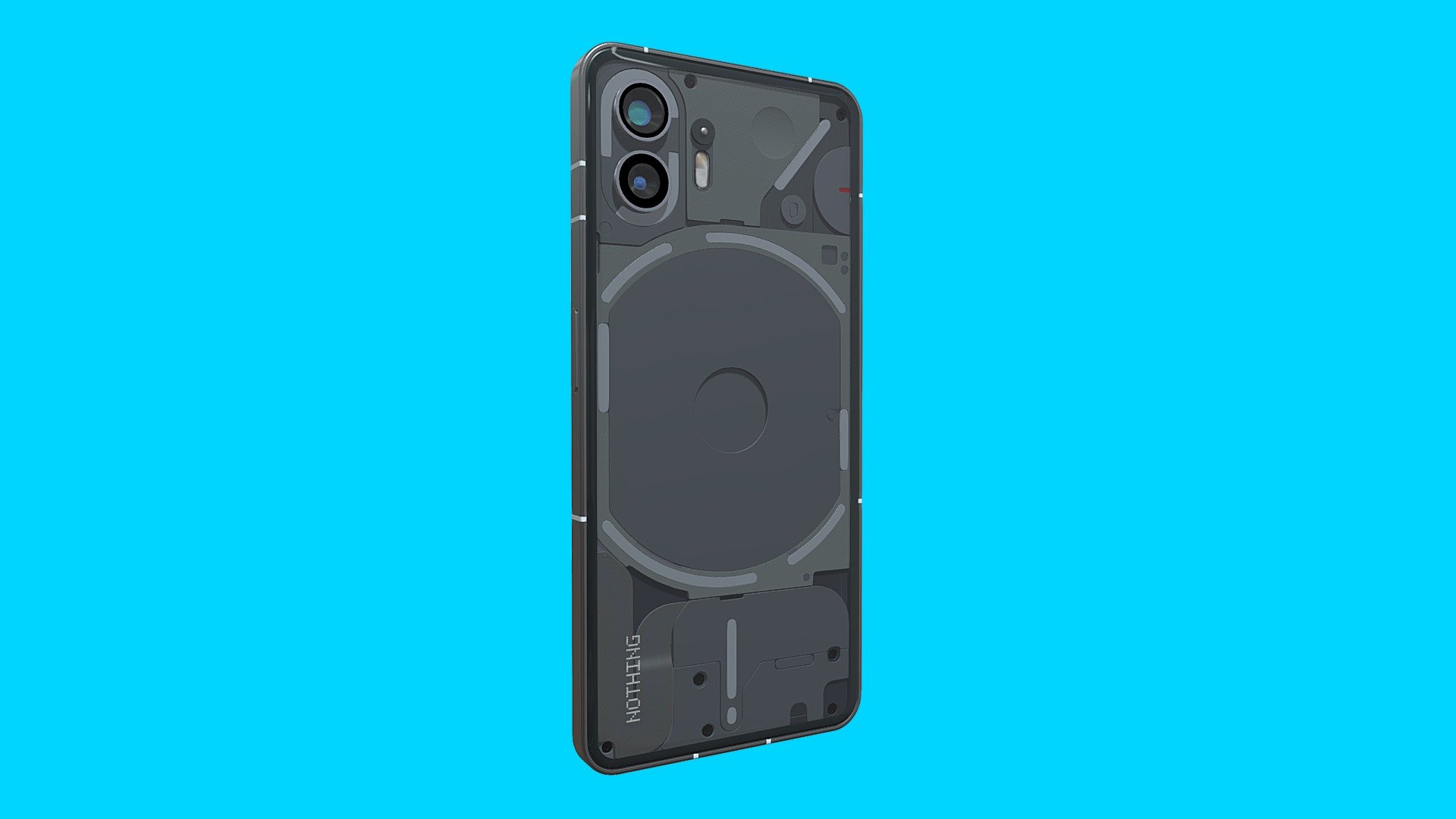 Nothing Phone 2 Two Back 3d model