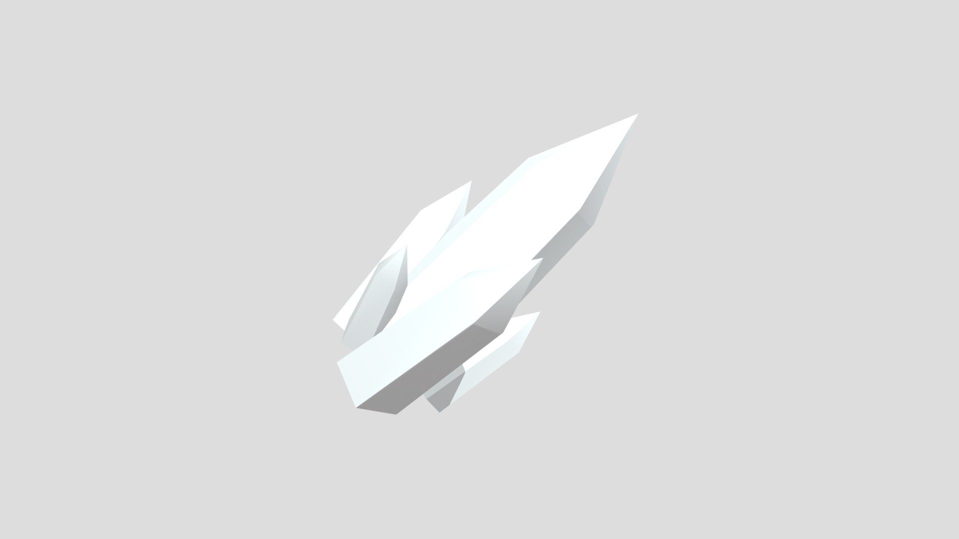 Low-Poly Crystal 3d model