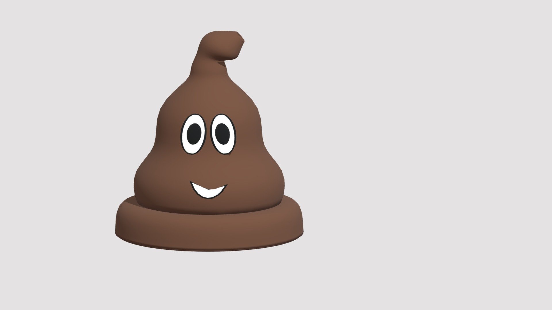 Poop Hat for Spark Ar Studio 3d model