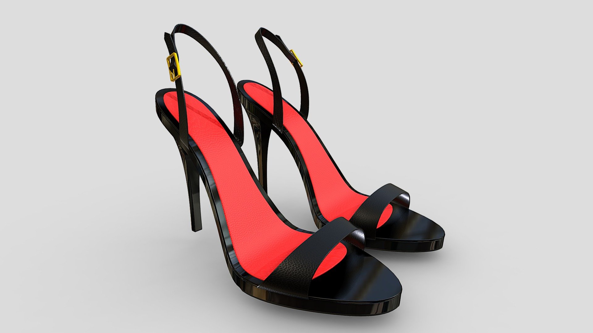 High Heel Shoes 3d model