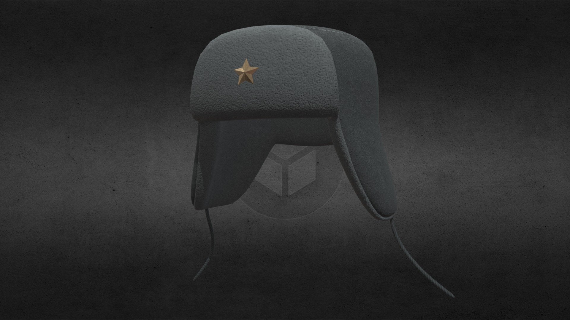 ushanka hat 3d model