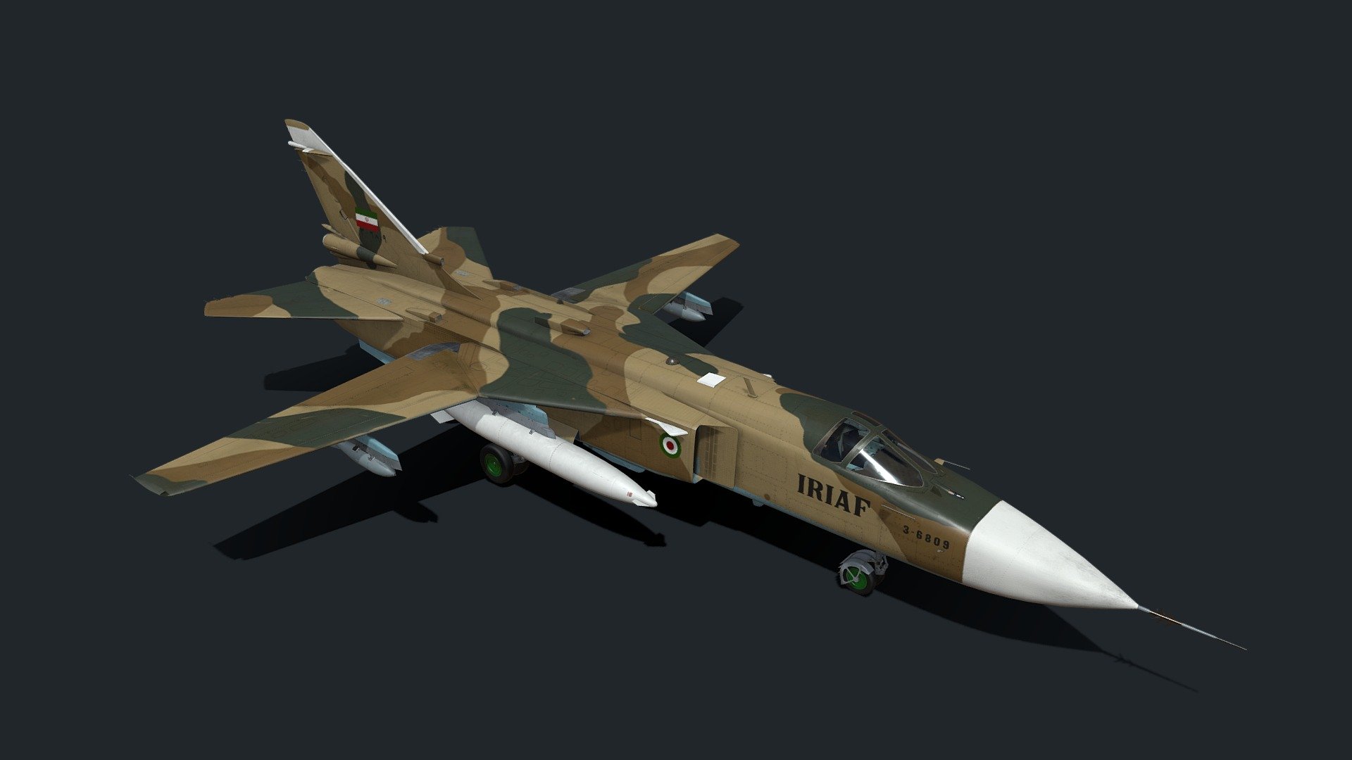 Su-24 MK Fencer D 3d model