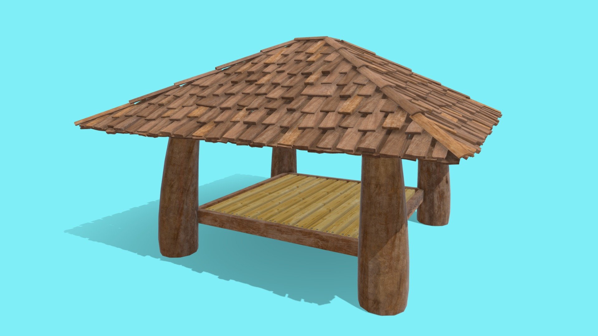 field hut 3d model