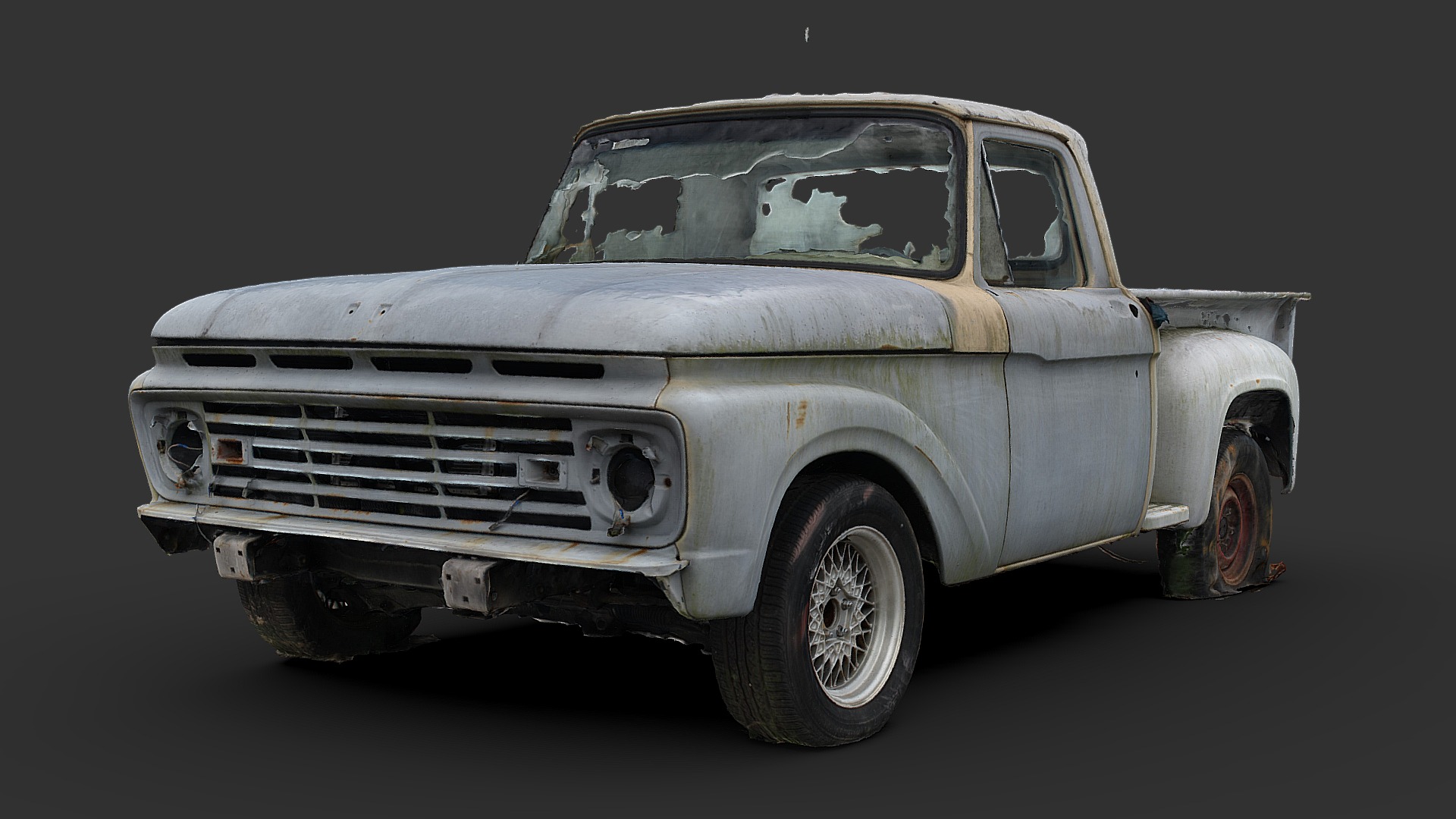 Abandoned Project Truck (Raw Scan) 3d model