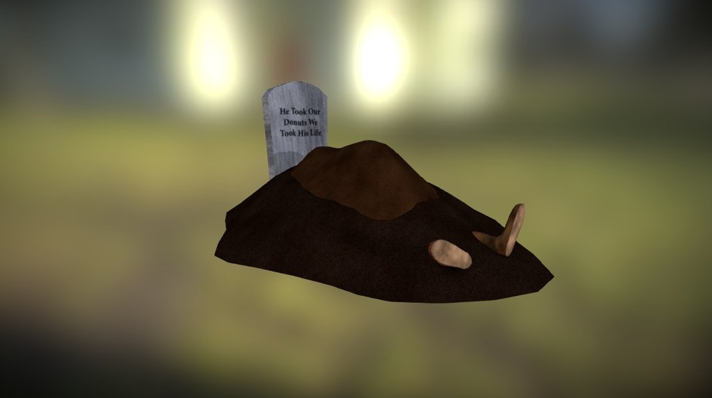 Grave 3d model