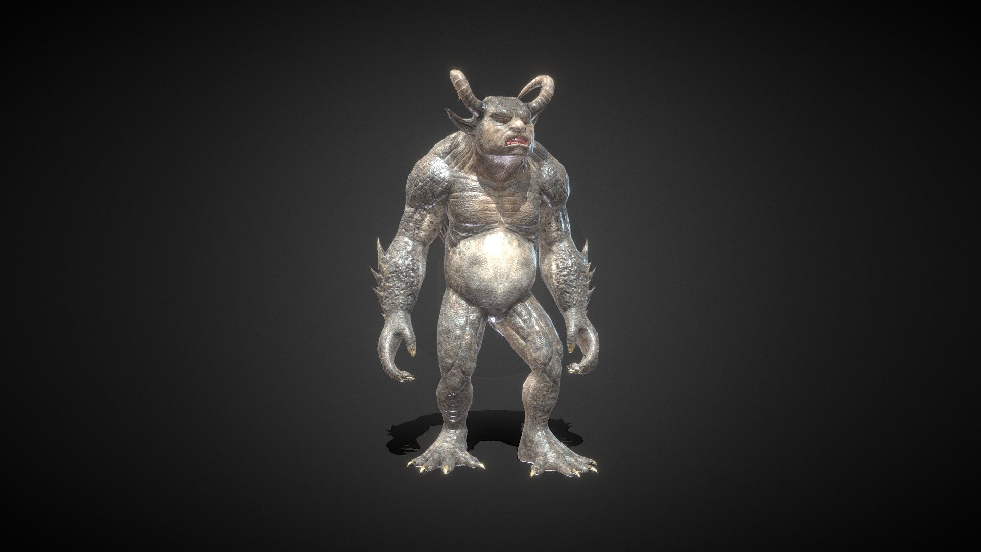 Fantasy Monster : Troll 3d model