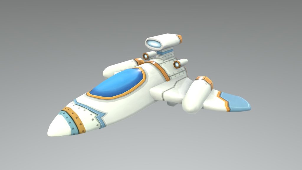 Toy Spaceship 3d model