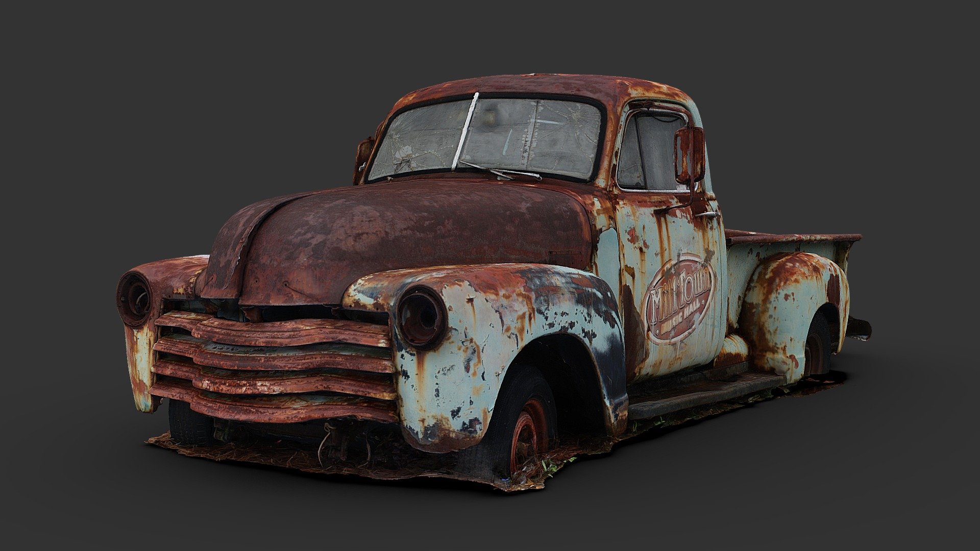 Another Rusty Truck (Raw Scan) 3d model