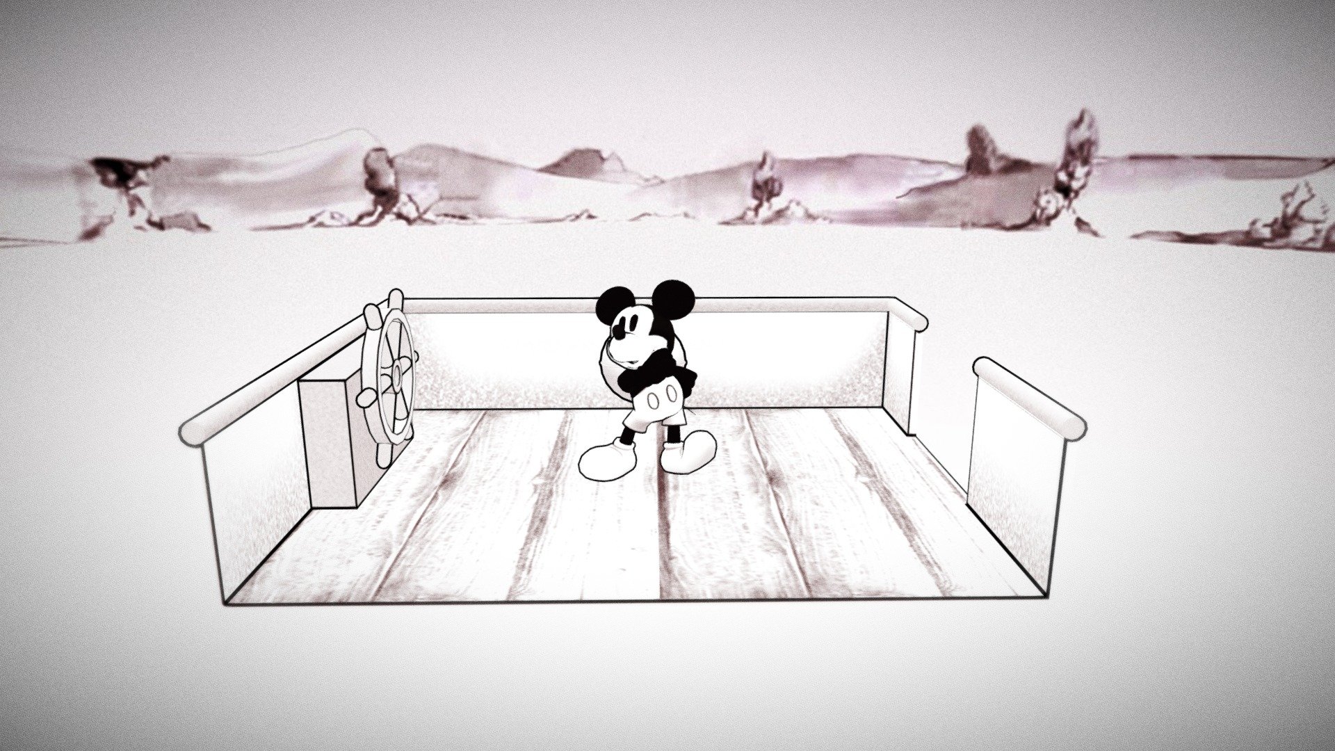 Mickey mouse! Steamboat Willie 3d model