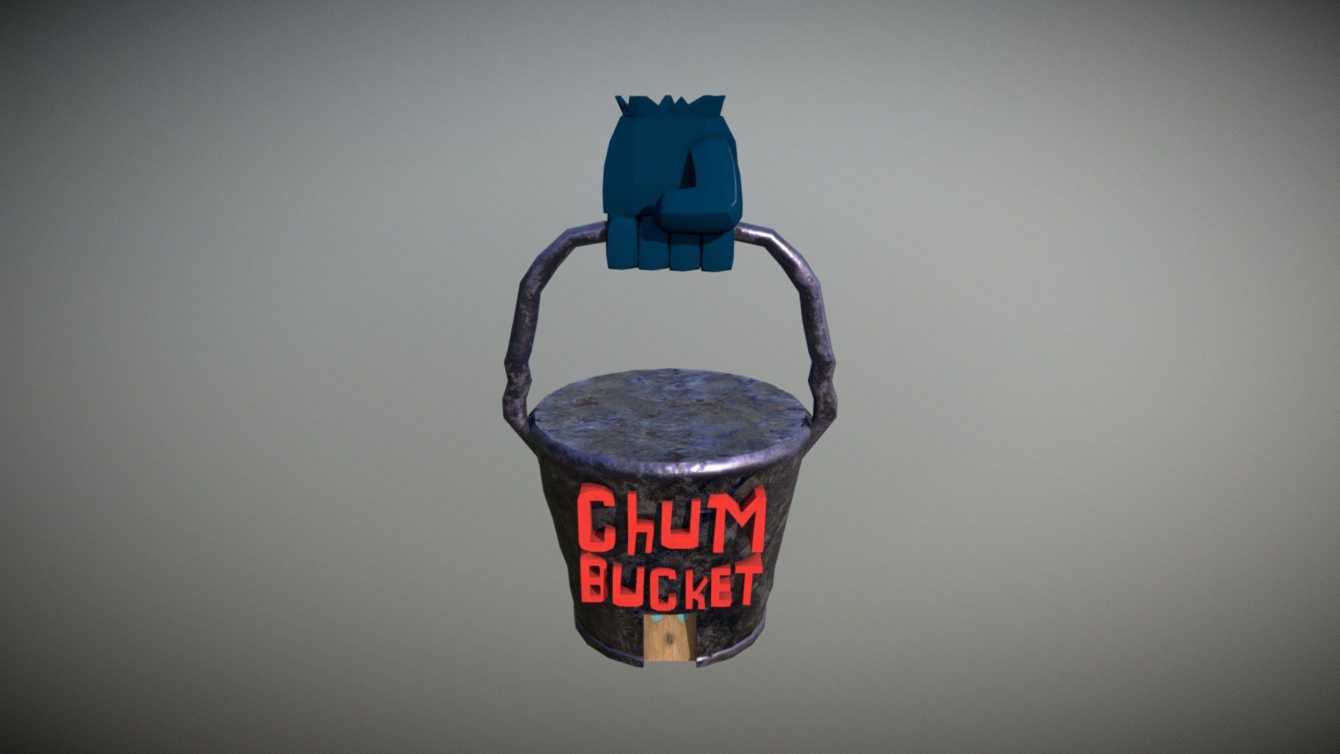 Chum Bucket 3d model