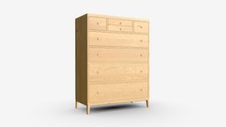 Chest Tall 8-drawer Ercol Salina