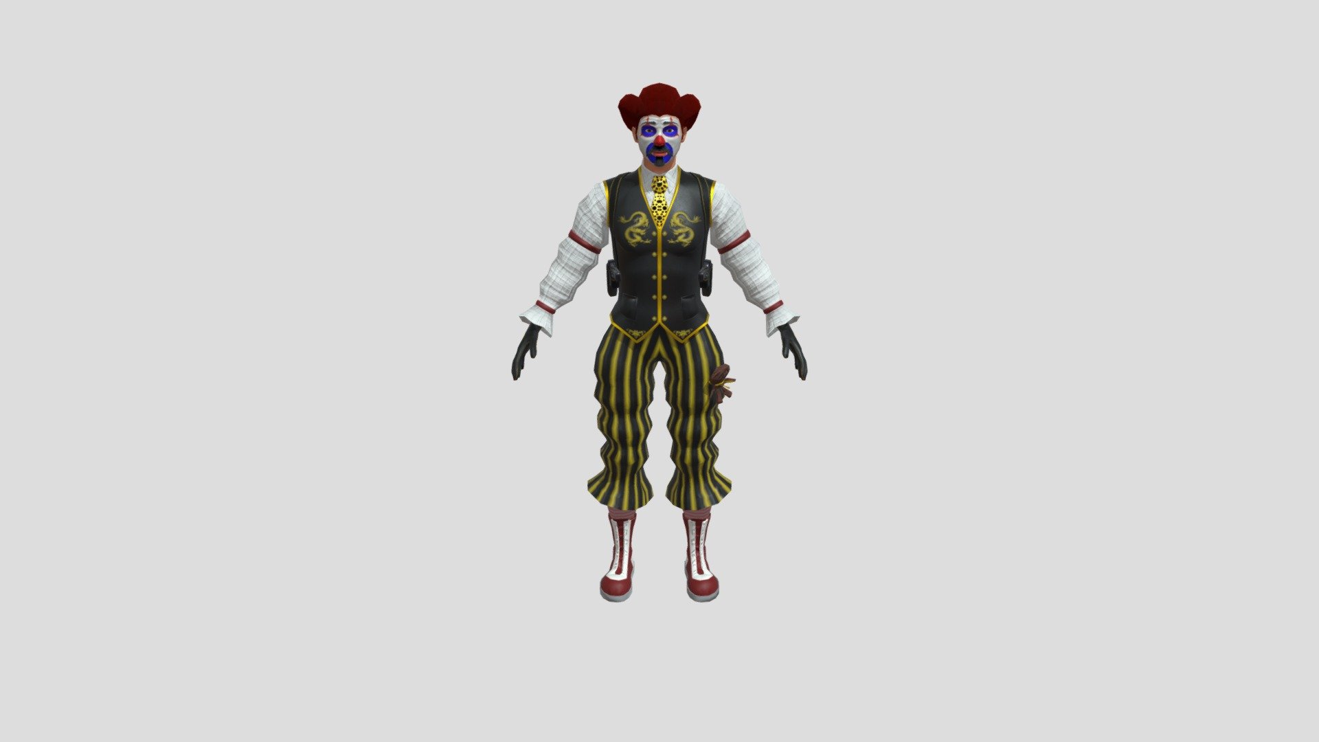 Clown_Gangster 3d model