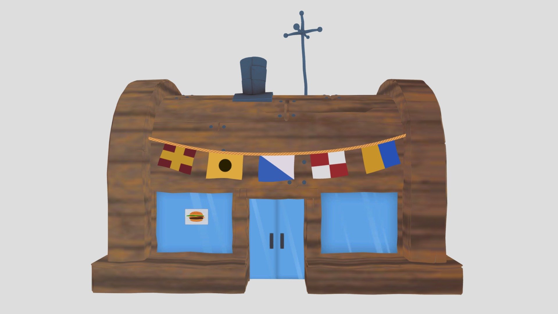 Bfbbr-The Krusty Krab 3d model