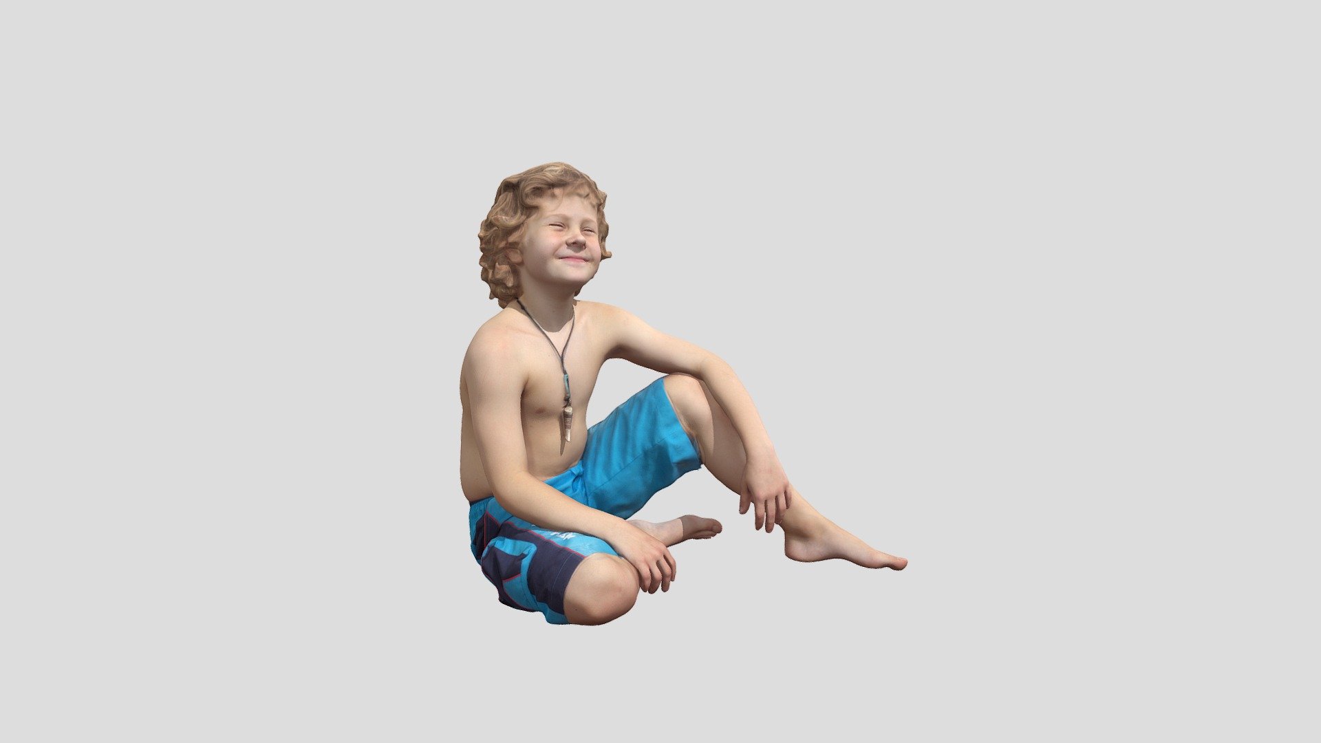 Child Beach 3d model