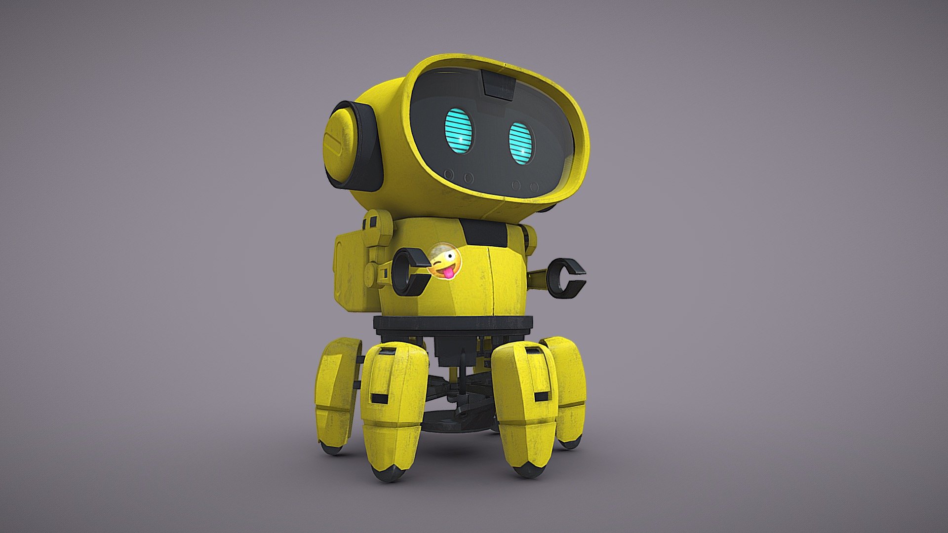 Tobbie the Toy Robot 3d model