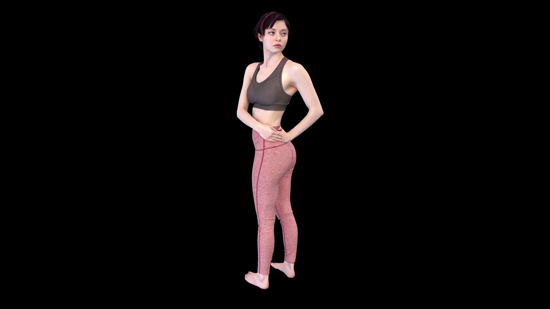 Female Scan 3d model