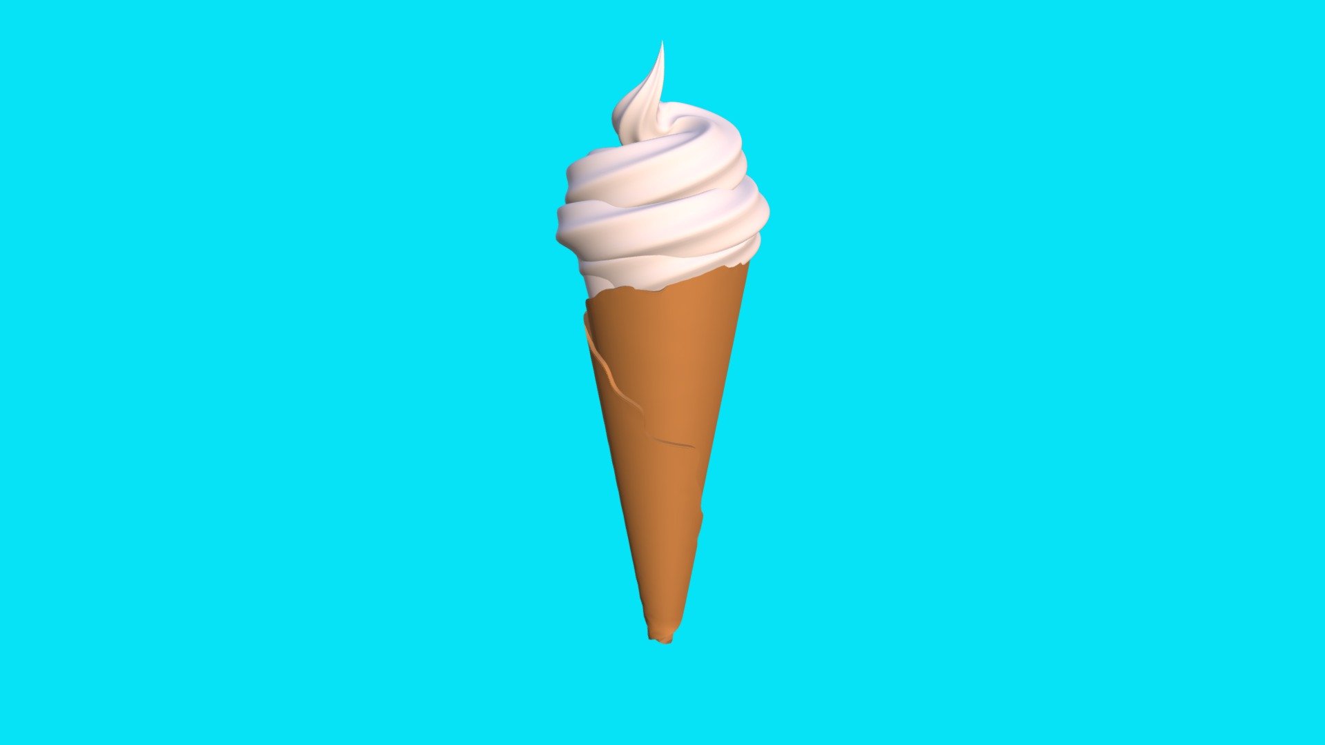 Ice cream 3d model