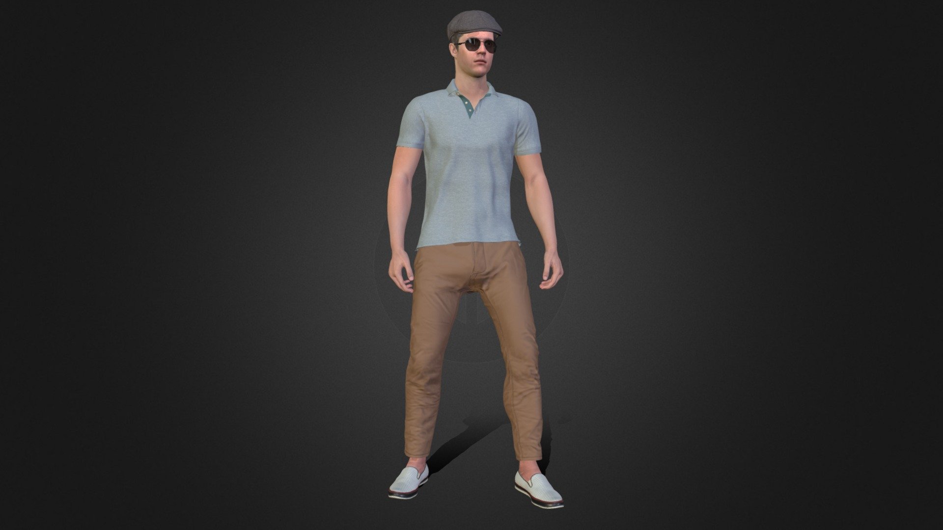 Man in Casual Outfit 4 3d model