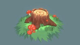 Stylized Tree Stump