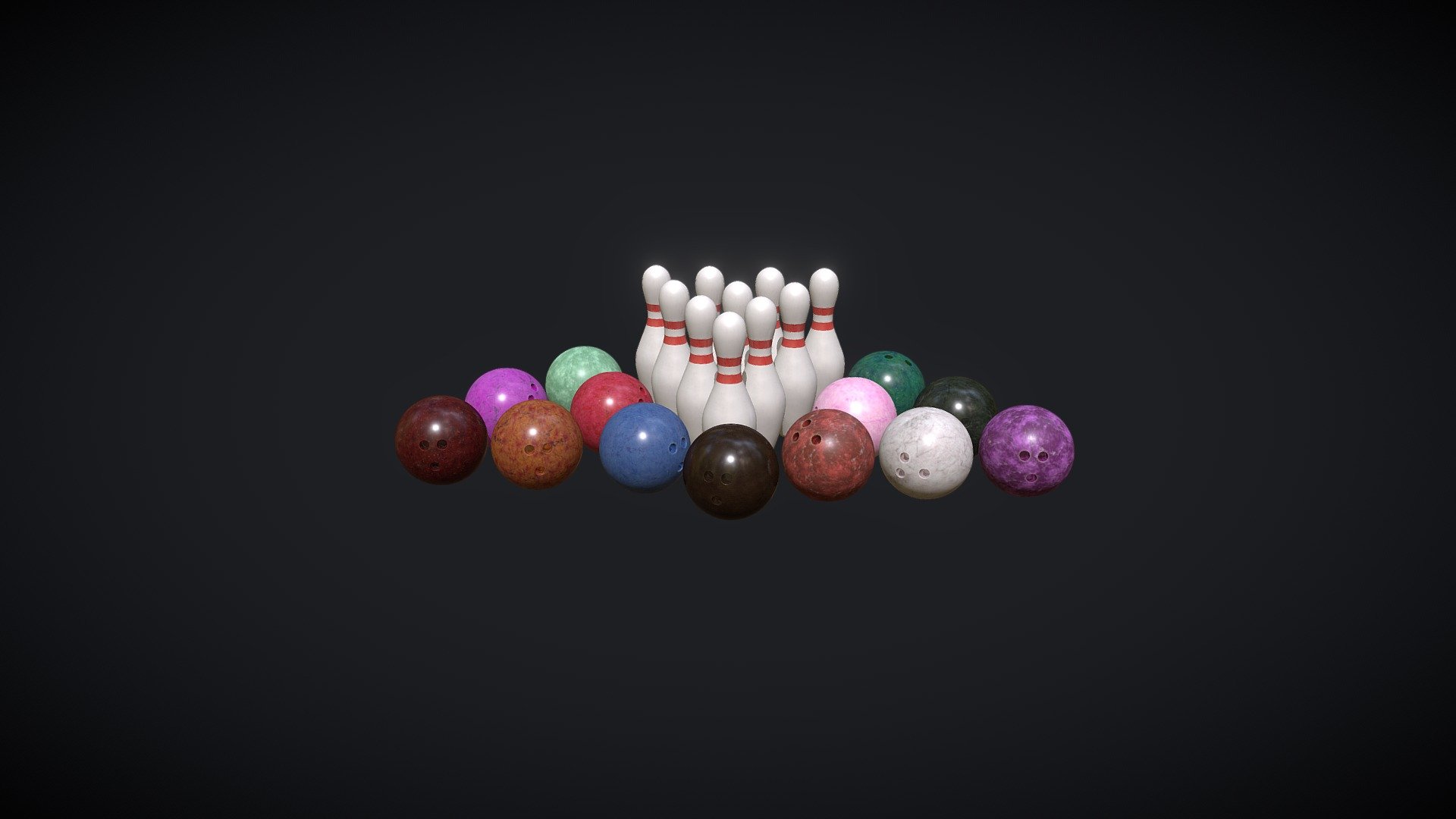 Bowling 3d model