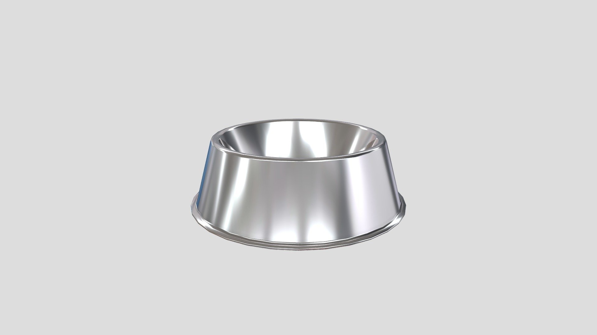 Pet Water and Food Bowl 3d model