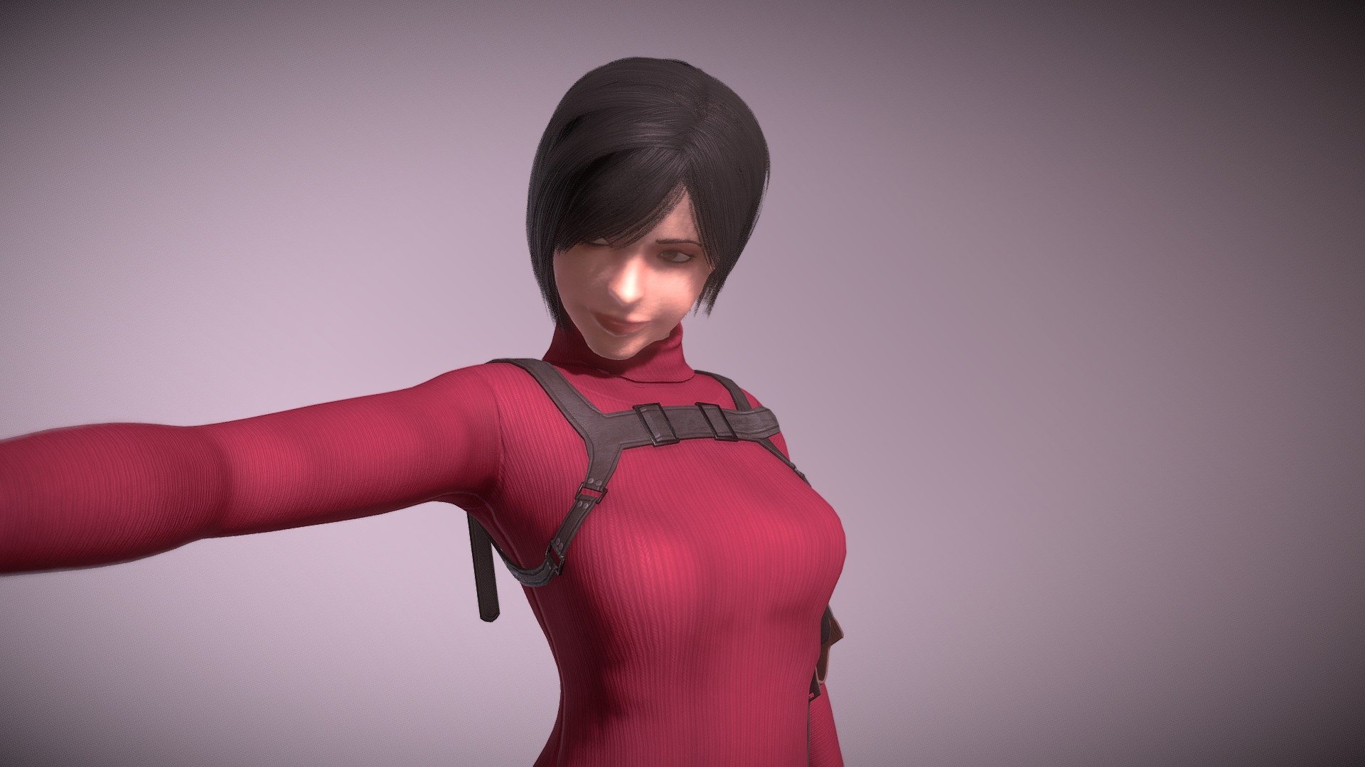 Ada Wong-3D Model Fanart 3d model