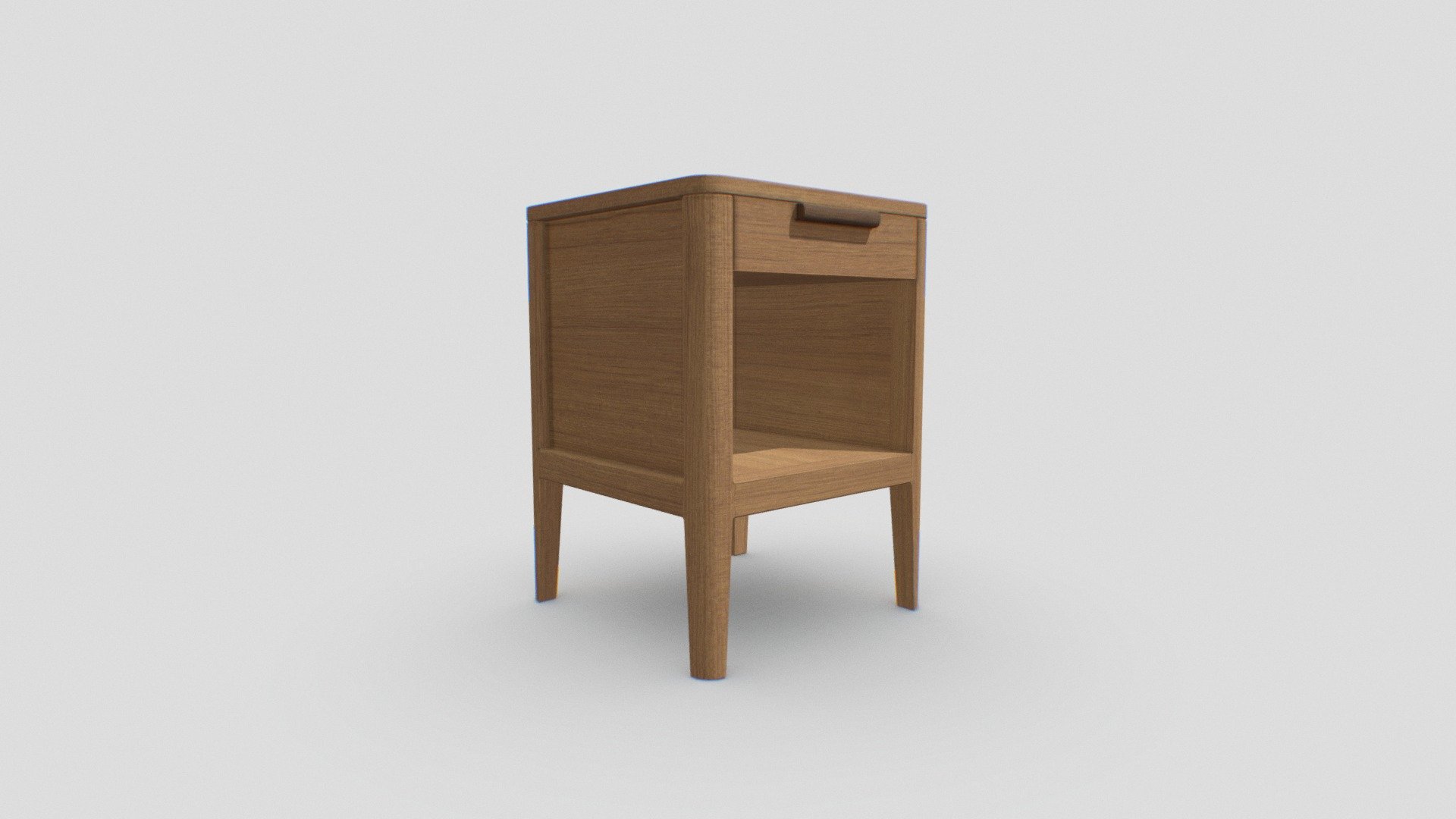 Bedside Table Night Stand 40x40x55 3d model