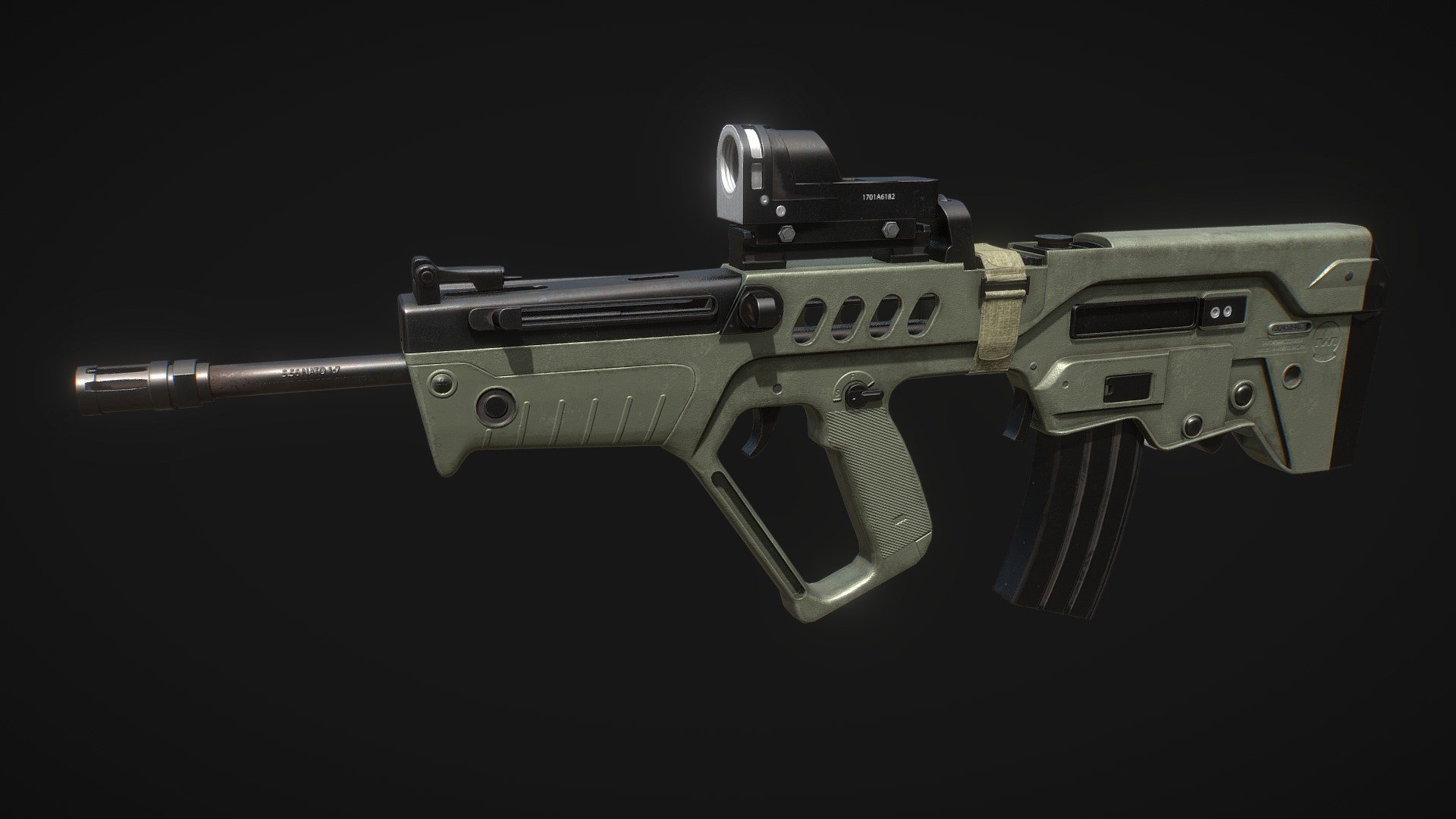 IWI Tavor TAR-21 3d model