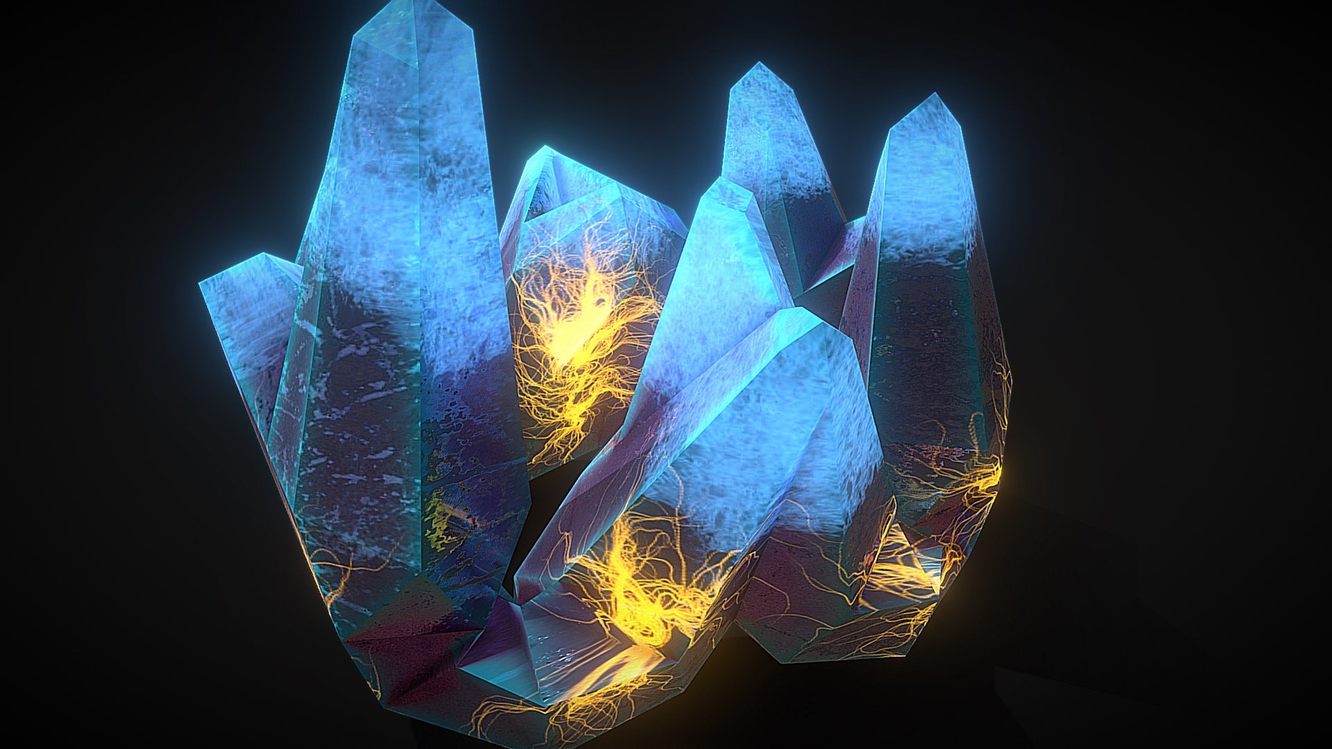 Alien Stone 3d model