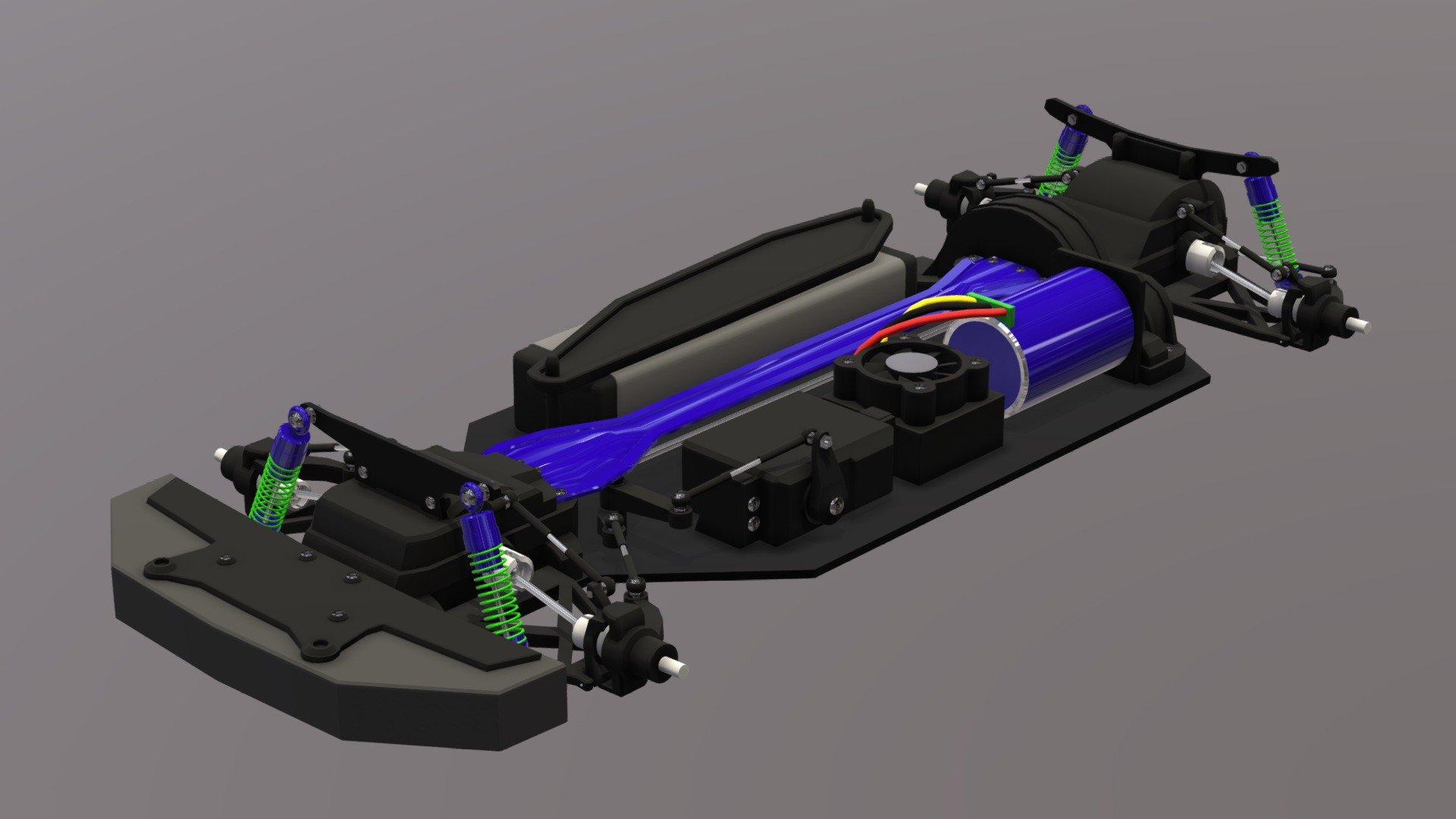 RC Chassis 3d model