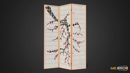 [Game-Ready] Japanese Folding Screen