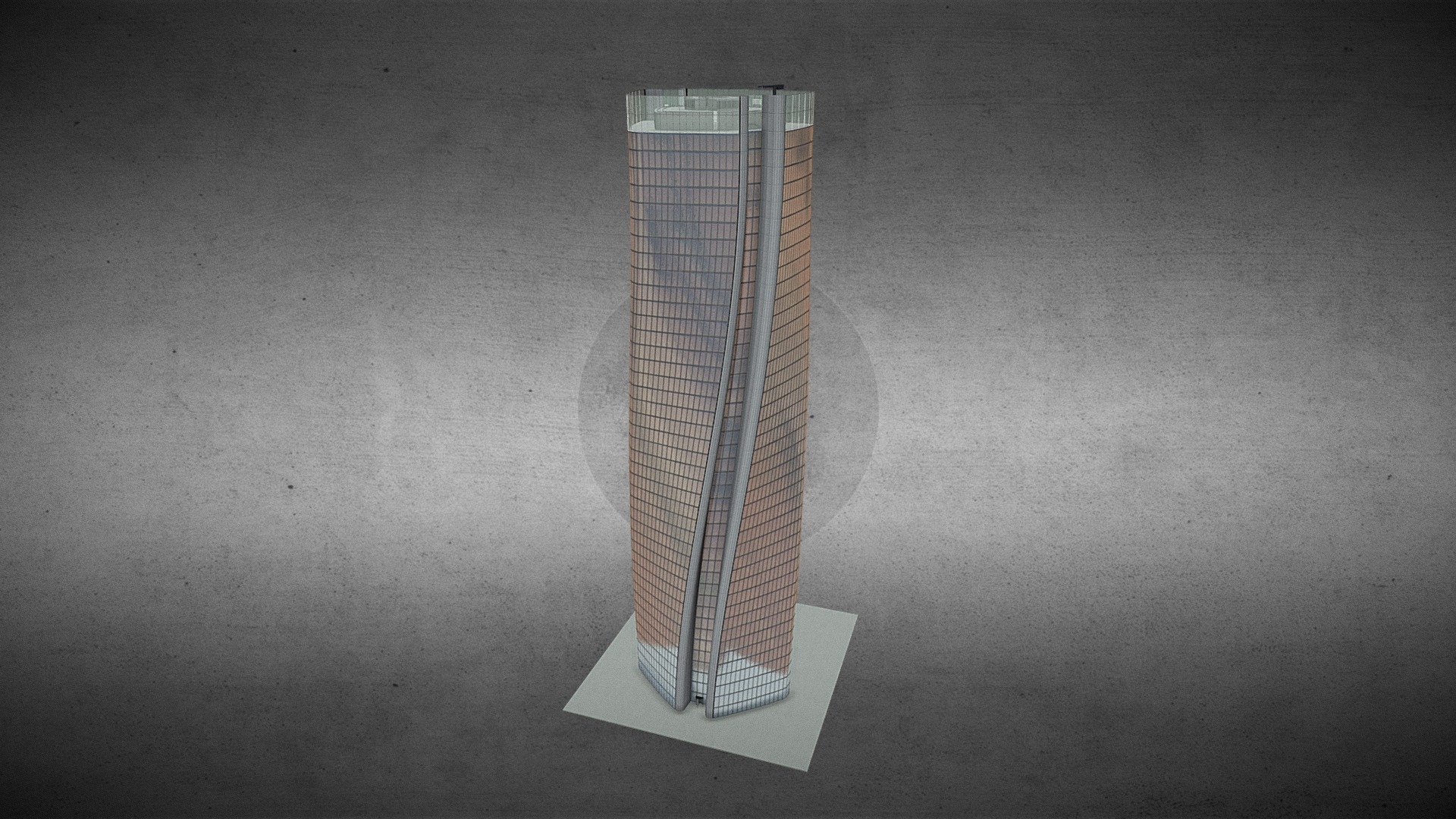 Generali Tower Milan 3d model