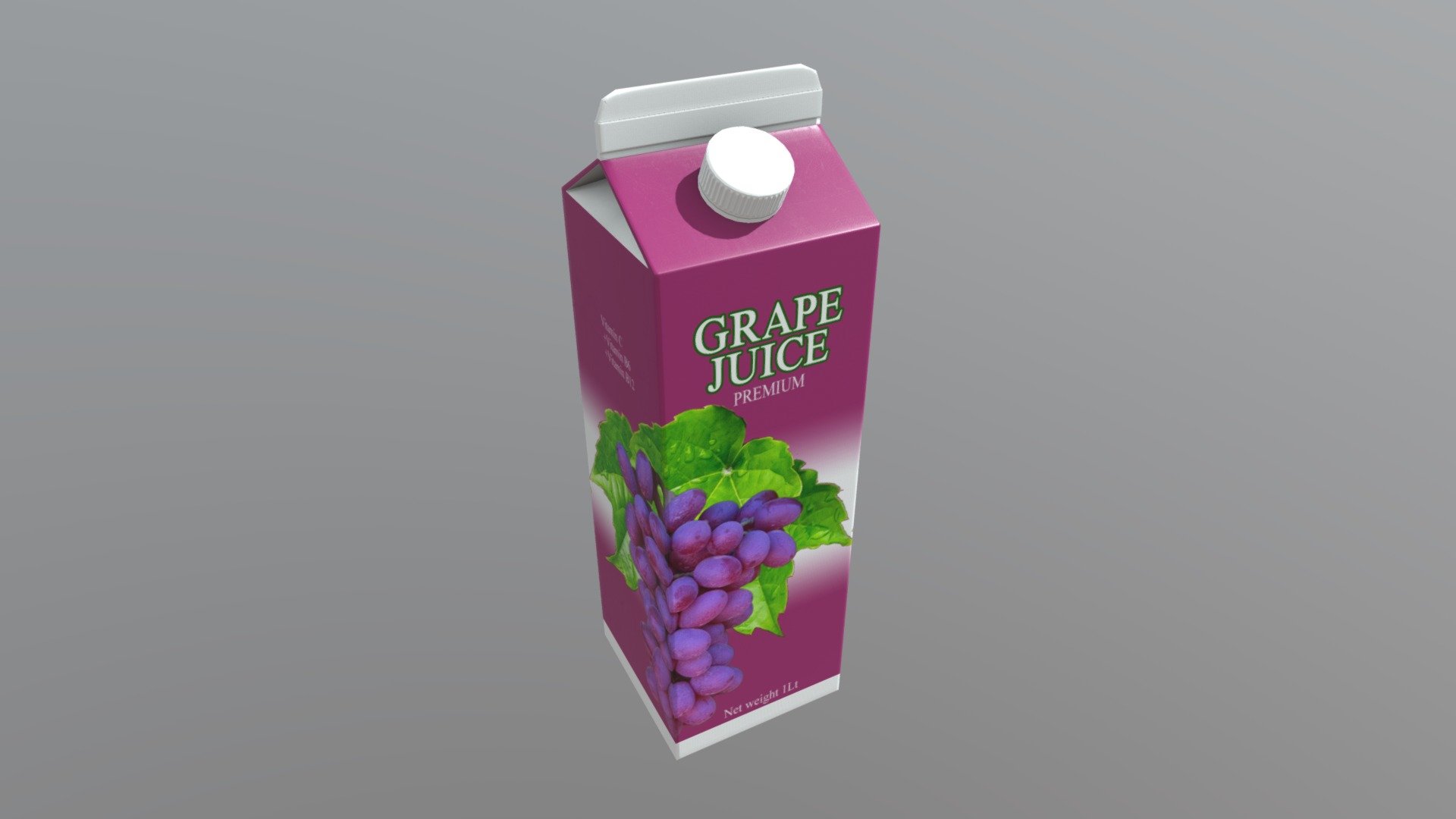 Grape Juice 3d model